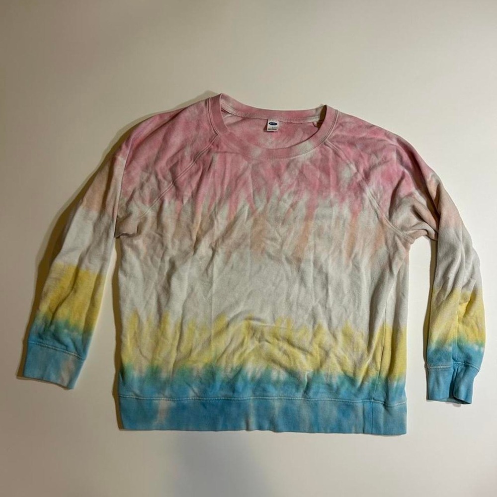 Old Navy Tie Dye Sweatshirt Womens Size Large